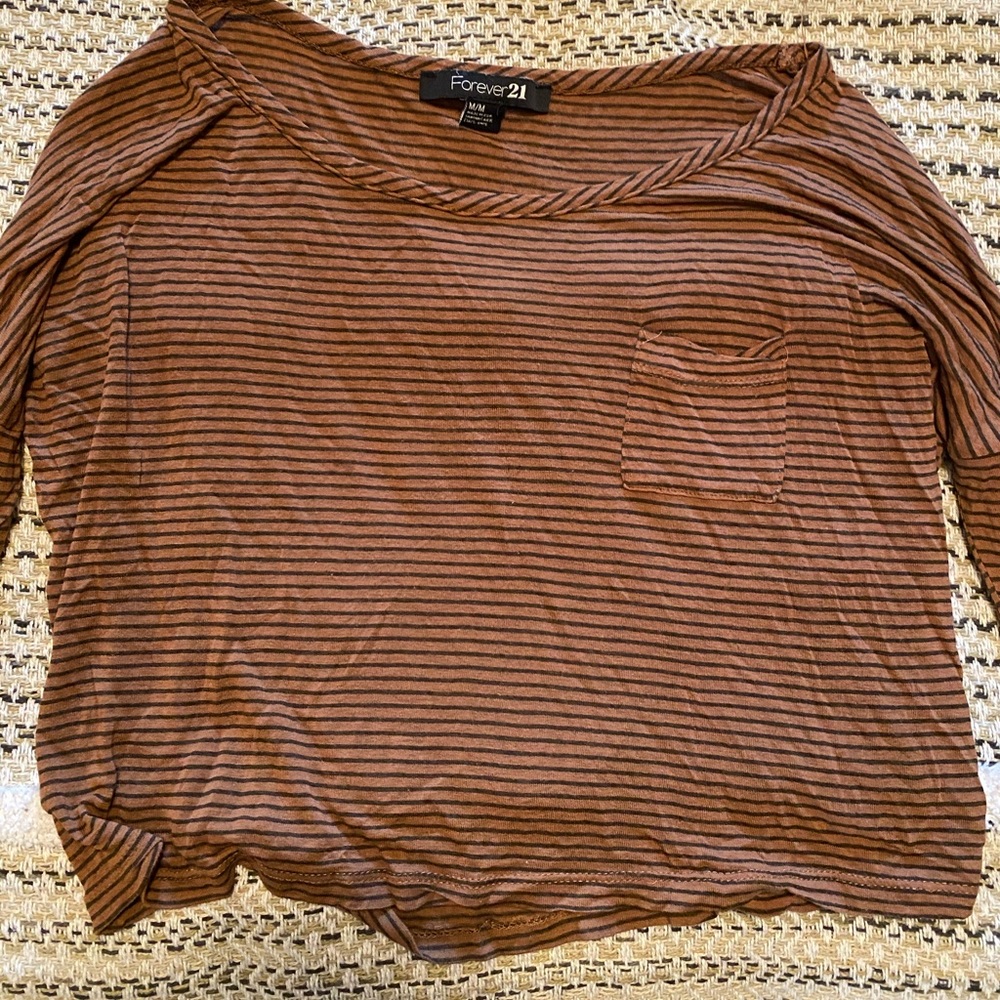 Forever 21 Striped Long sleeve